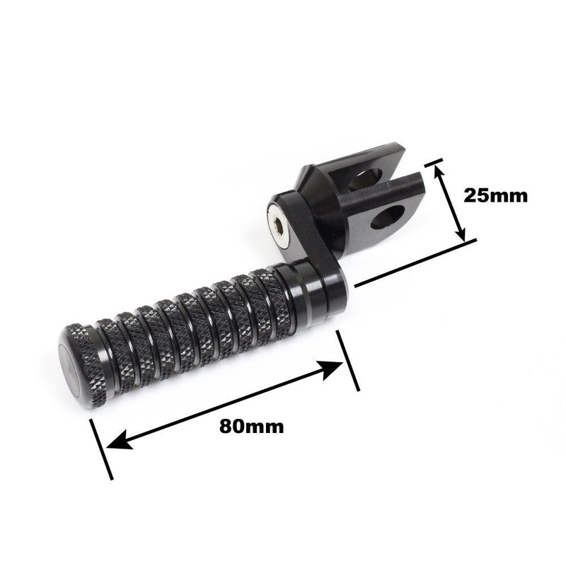 Fits Kawasaki Z800 2013-2017 25mm Adjustable Front Foot Pegs - MC Motoparts