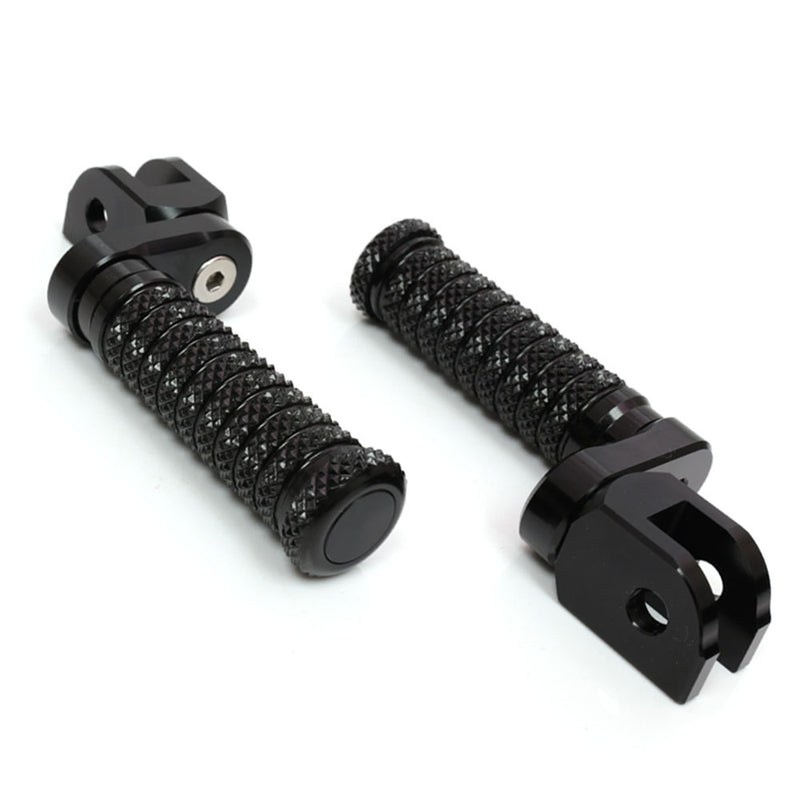 Fit Ducati Monster 600 695 800 1000 821 25mm Extension M-Grip POLE Front Foot Pegs - MC Motoparts