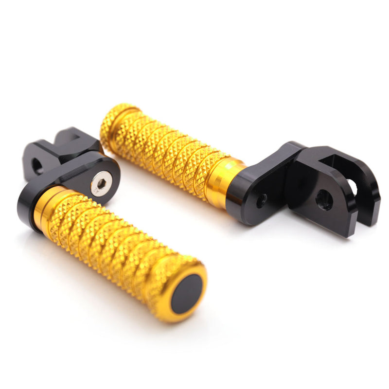 Fit Buell M2 Cyclone S3 X1 S1 XB12R XB9S 25mm Adjustable M-Grip POLE Front Foot Pegs - MC Motoparts