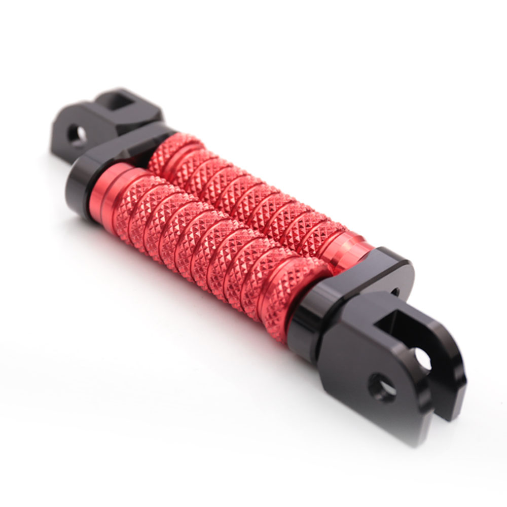Fit Kawasaki ER6F ZX10R ZX12R ZX6R ZX7R 25mm Adjustable M-Grip POLE Front Foot Pegs - MC Motoparts