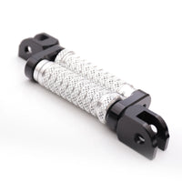 Fit BMW S1000RR R nineT  25mm Adjustable M-Grip POLE Front Foot Pegs - MC Motoparts