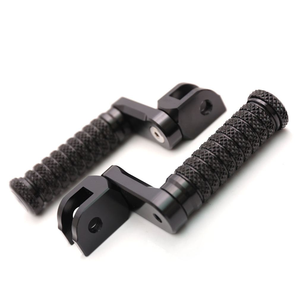 Fit Kawasaki Ninja 650R 300R 250R 1000 40mm Adjustable M-Grip POLE Front Foot Pegs - MC Motoparts