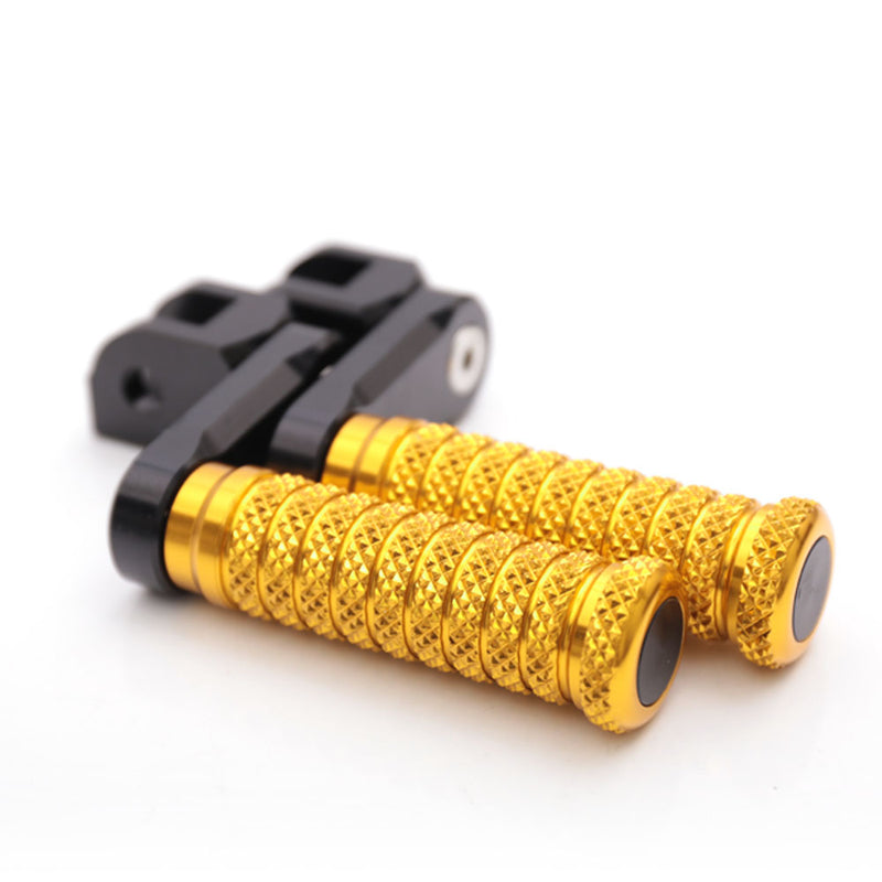 Fit Yamaha YZF R1 R3 R6 R25 R125 40mm Extension M-Grip POLE Front Foot Pegs - MC Motoparts