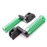 Fit Harley Davidson Breakout XR1200 Fatboy 40mm Adjustable M-Grip POLE Front Foot Pegs - MC Motoparts