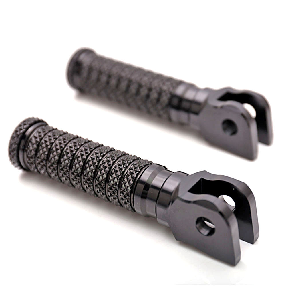 Fits Triumph Scrambler Speed Triple Sprint GT M-Grip POLE Front Foot Pegs - MC Motoparts