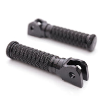 Fits Yamaha YZF R1 R3 R6 R25 R125 M-Grip POLE Front Foot Pegs - MC Motoparts