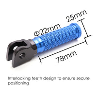 Fits Ducati 1199 1299 Panigale M-Grip POLE Front Foot Pegs - MC Motoparts