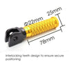 Fits Ducati Monster 600 821 S2R S4R M-Grip POLE Front Foot Pegs - MC Motoparts