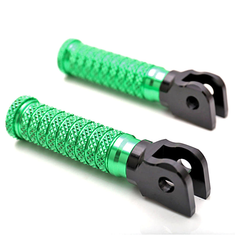 Fits Kawasaki ER6F ER6N Ninja 300 250R M-Grip POLE Front Foot Pegs - MC Motoparts