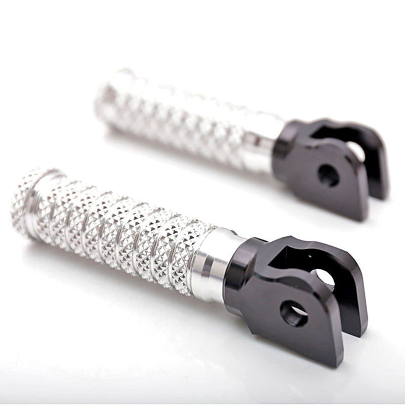 Fits Kawasaki ER6F ER6N Ninja 300 250R M-Grip POLE Front Foot Pegs - MC Motoparts