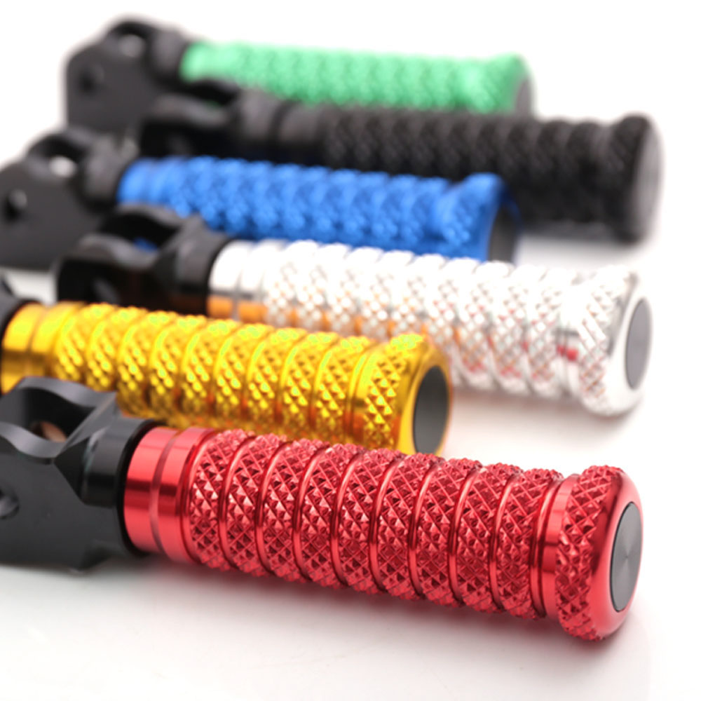 Fits Kawasaki GTR1400 Versys 1000 650 M-Grip POLE Front Foot Pegs - MC Motoparts