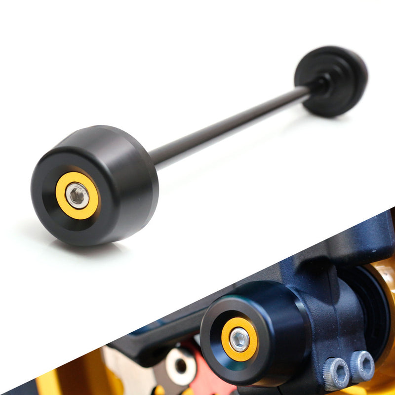 Fits Ducati Multistrada 1200 Streetfighter Hypermotard 821 Aluminum Delrin Front Axle Fork Slider - MC Motoparts