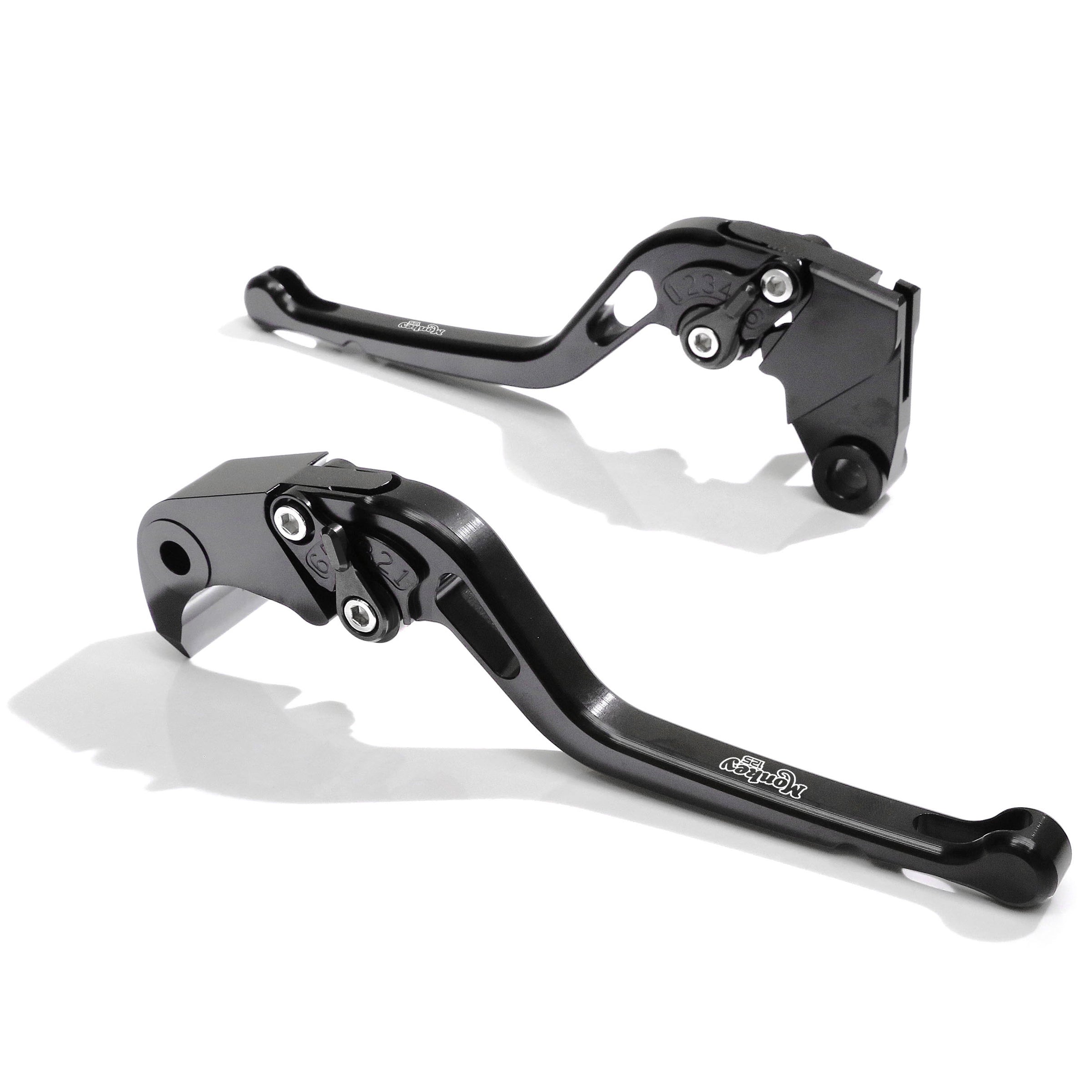 Fits Honda Monkey Z125M 2018-2022 Logo Engraved GP Clutch Brake Long Lever - MC Motoparts
