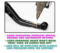 Fits Triumph Street Triple 675 2008-2016 Logo Engraved Brake Clutch Short Lever - MC Motoparts