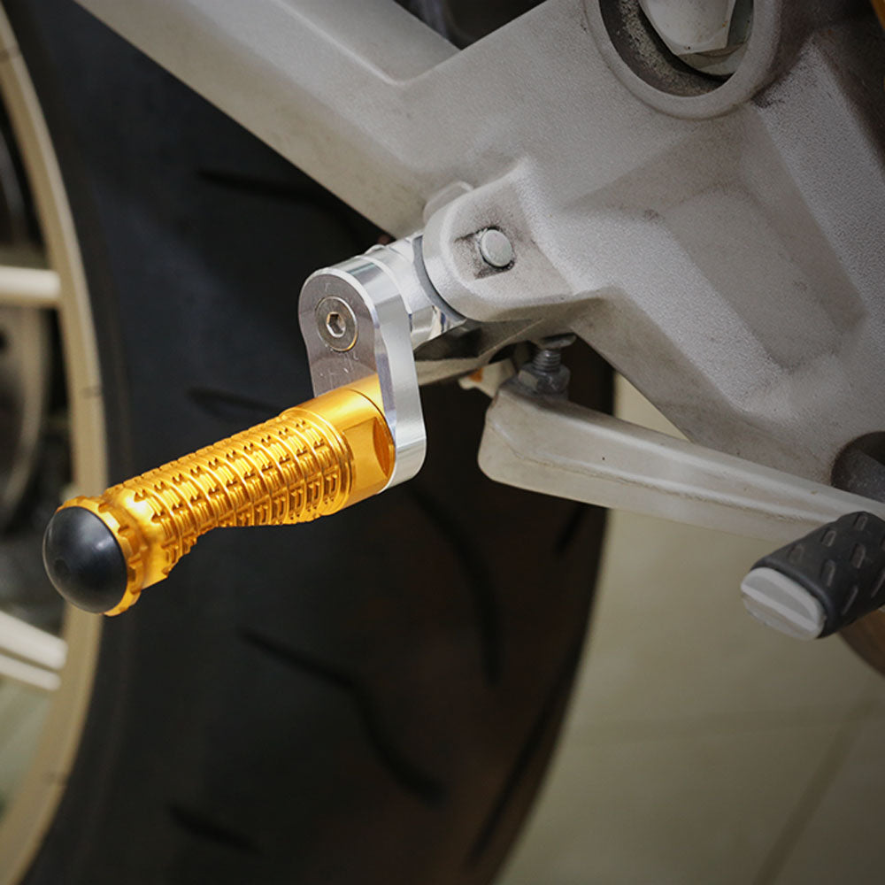 Fit Triumph Scrambler Speed Triple Sprint GT MPRO 25mm Extension Front Foot Pegs - MC Motoparts