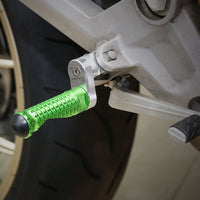 Fit Kawasaki ER6F ER6N Ninja 300 250R MPRO 25mm Adjustable Front Foot Pegs - MC Motoparts