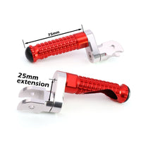 Fit Harley Davidson Softail Dyna MPRO 25mm Extension Front Foot Pegs - MC Motoparts