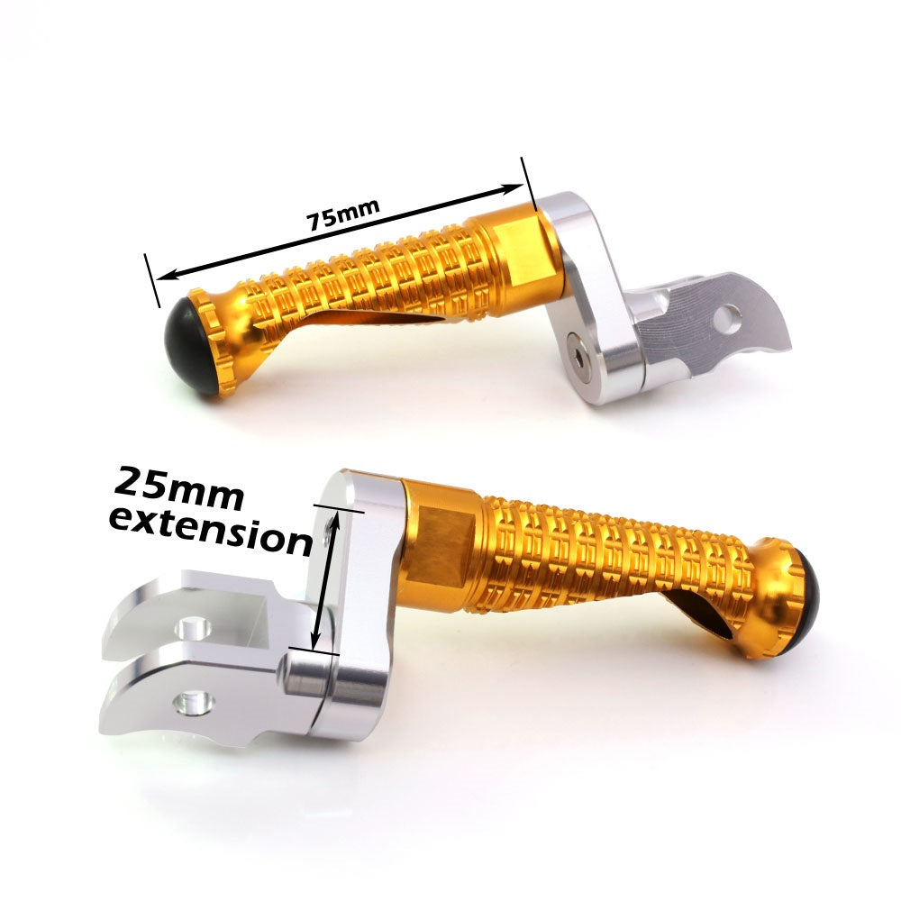 Fits Buell XB12R XB9S S1 S3 M2 25mm Adjustable Rear M-PRO Foot Pegs
