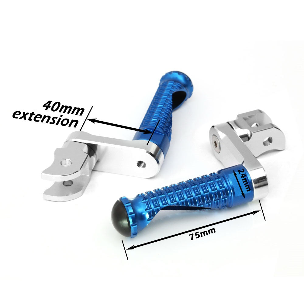 Fits Ducati Hypermotard 821 Multistrada Icon 40mm Adjustable Rear M-PRO Foot Pegs