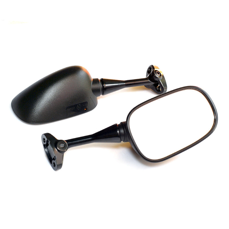 Fit Honda CBR600F4 CBR600F4i Black eMark Aftermarket Rear View Mirrors - MC Motoparts