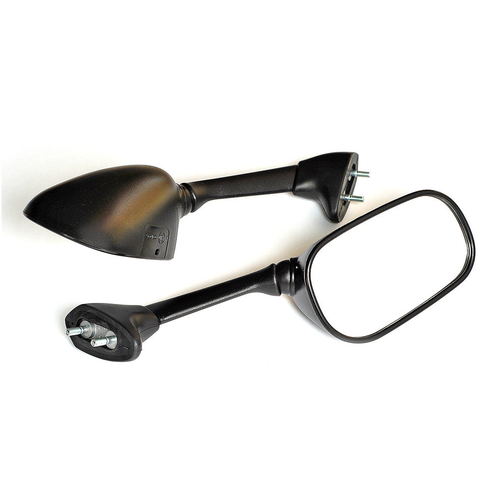 Fits Yamaha YZF R6 03-05 YZF R6S 06-08 Black eMark Aftermarket Rear View Mirrors - MC Motoparts