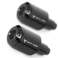 Fit Yamaha MT-09 FZ-09 2013-2019 Engraved Logo ATOM Bar Ends - MC Motoparts