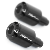Fit Suzuki SV1000 2003-2008 Engraved Logo ATOM Bar Ends - MC Motoparts