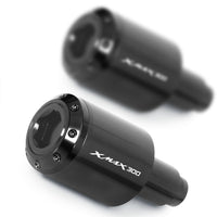 Fit Yamaha X-Max 300 2017-2019 Engraved Logo ATOM Bar Ends - MC Motoparts