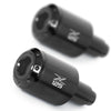 Fit Kawasaki Z125 Pro 2016-2019 Engraved Logo ATOM Bar Ends - MC Motoparts
