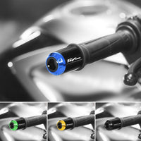 Fit Suzuki GSX-R 750 2006-2019 Engraved Logo ATOM Bar Ends - MC Motoparts