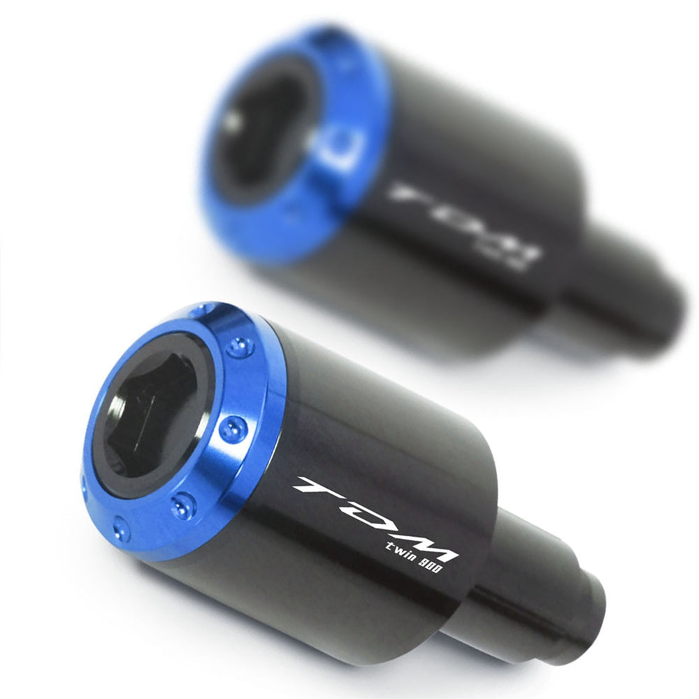 Fit Yamaha TDM 900 2002-2013 Engraved Logo ATOM Bar Ends - MC Motoparts