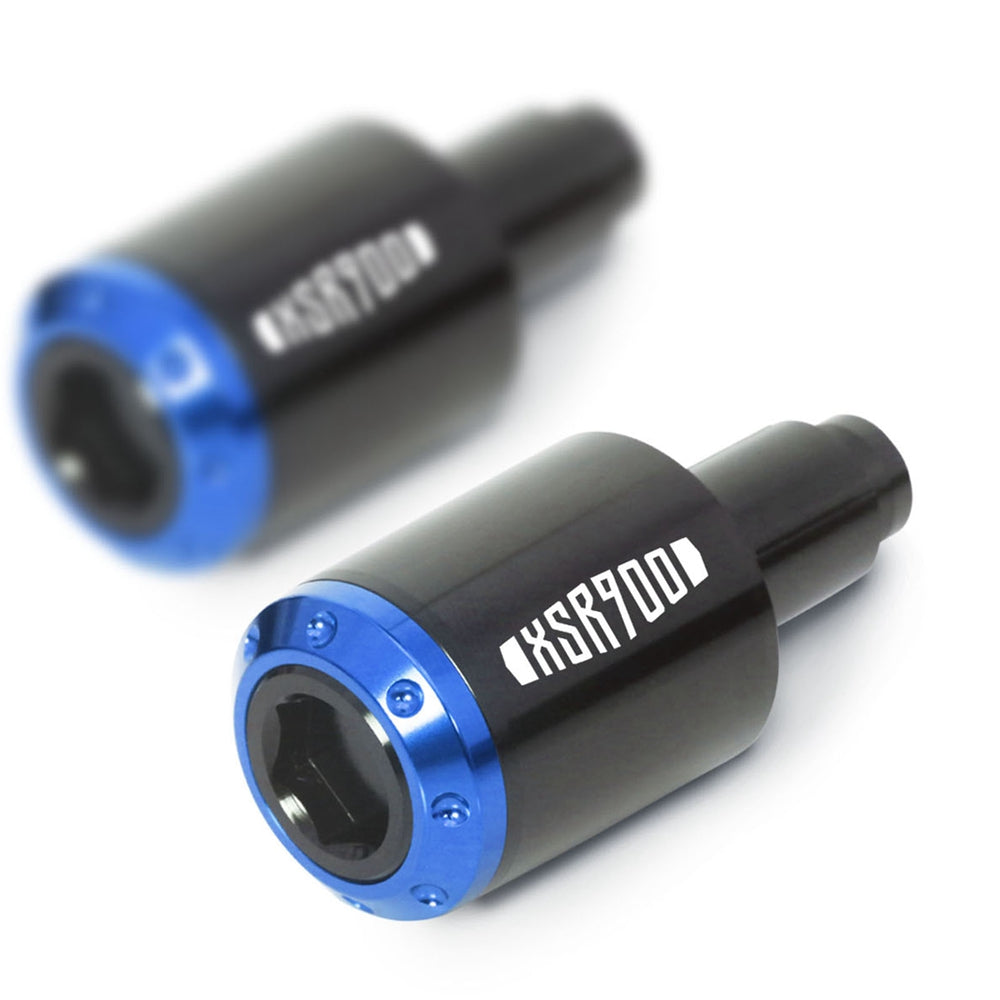 Fit Yamaha XSR900 2016-2019 Engraved Logo ATOM Bar Ends - MC Motoparts