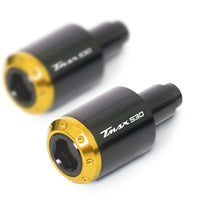Fit Yamaha T-MAX 530 XP530 12-19 Engraved Logo ATOM Bar Ends - MC Motoparts