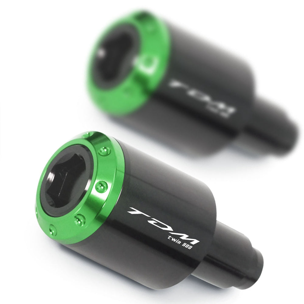 Fit Yamaha TDM 900 2002-2013 Engraved Logo ATOM Bar Ends - MC Motoparts