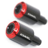 Fit Ducati XDiavel S 2016-2018 Engraved Logo ATOM Bar Ends - MC Motoparts