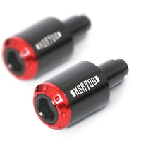 Fit Yamaha XSR900 2016-2019 Engraved Logo ATOM Bar Ends - MC Motoparts