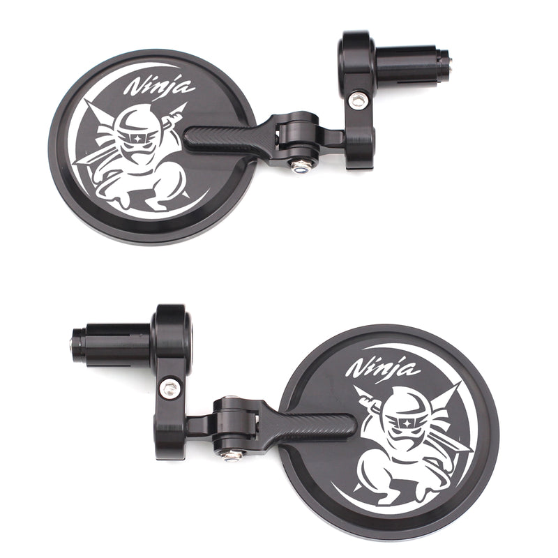 Fit Honda CBR600RR CBR1000RR CNC IGA Ninja Ninjutsu Folding Bar End Mirrors - MC Motoparts