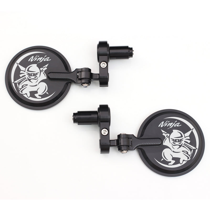 Fit Ducati 1199 1299 Panigale CNC IGA Ninja Ninjutsu Folding Bar End Mirrors - MC Motoparts