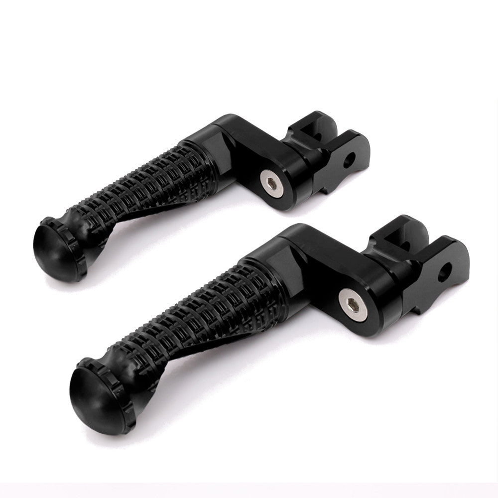 Fits Triumph Thruxton, Daytona 675 25mm Extension Front Foot Pegs | BLACK SHADOW - MC Motoparts