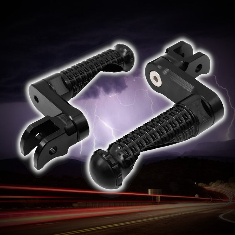 Fit Kawasaki Ninja 400 300 650R BLACK SHADOW 40mm Lowering Front Foot Pegs - MC Motoparts