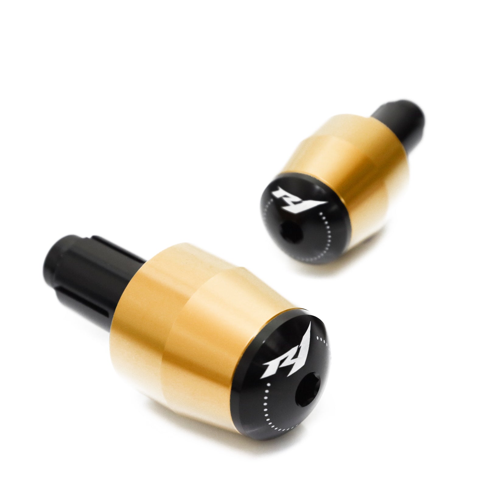 Fit Yamaha R1 Engraved Logo LIM Handle Bar Ends - MC Motoparts