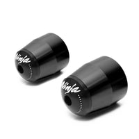 Fit Kawasaki Z125 ZX6R ZX10R Ninja Engraved Logo LIM Bar Ends - MC Motoparts