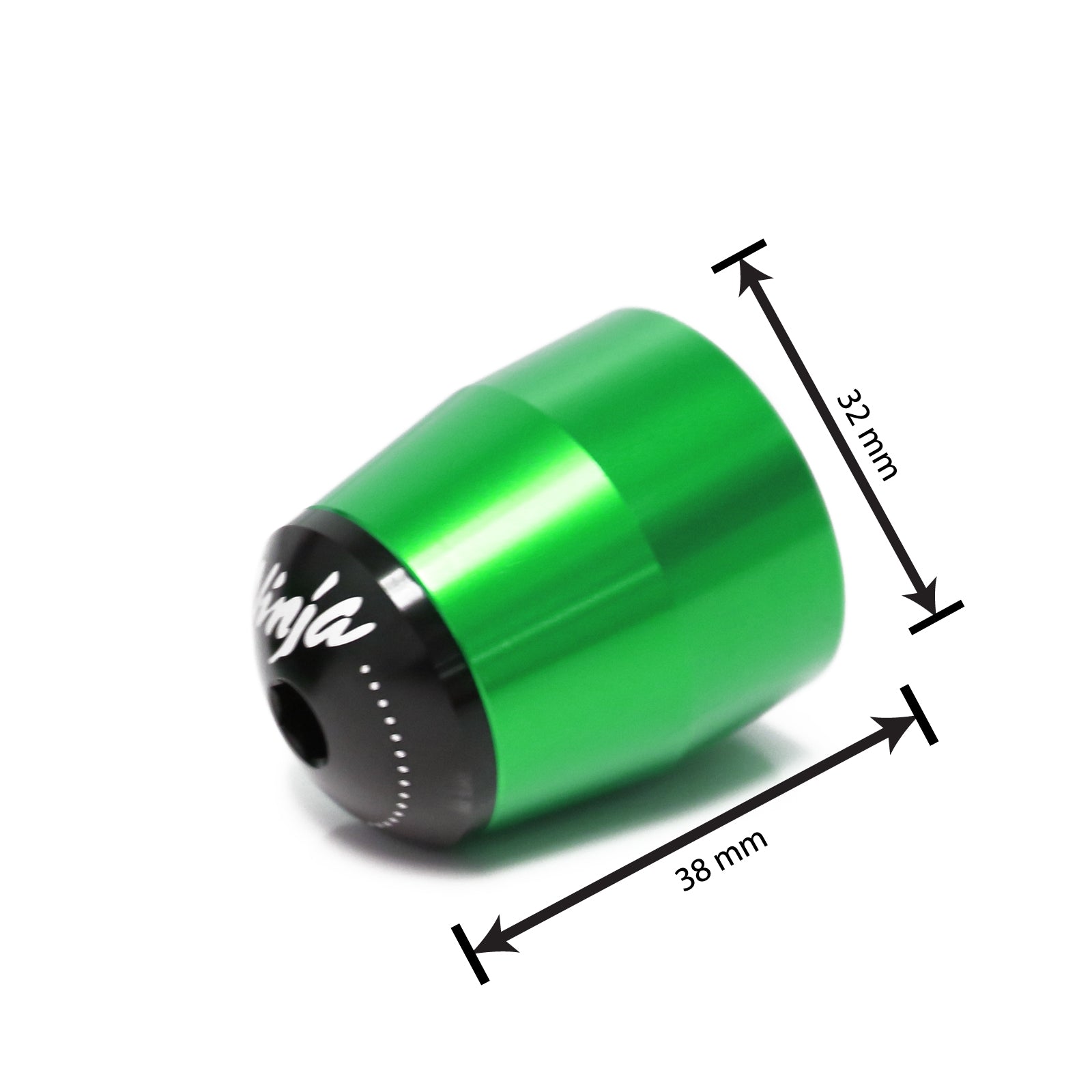 Fits Kawasaki Ninja 250R 300R 1000SX 400 Engraved Logo LIM Handle Bar Ends - MC Motoparts