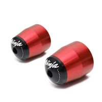 Fit Kawasaki Z125 ZX6R ZX10R Ninja Engraved Logo LIM Bar Ends - MC Motoparts