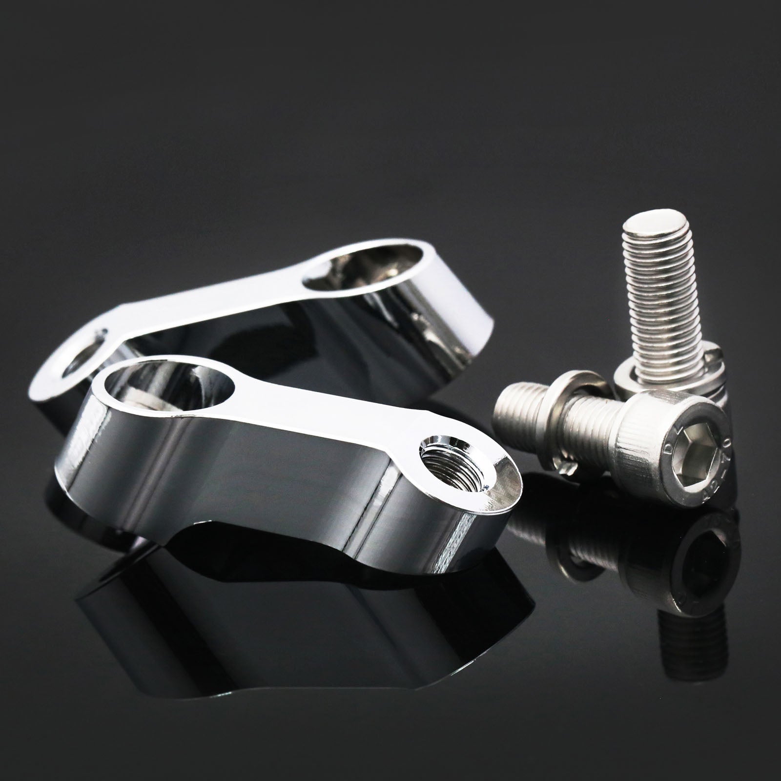 Fit Honda CBR1000RR CBR600RR Chrome Mirror Extender and Riser - MC Motoparts