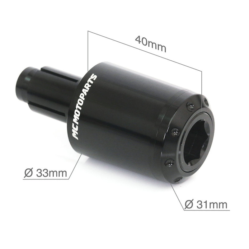 Fit Kawasaki ZX-9R ZX-12R Z650 Z900 ATOM CNC Bar Ends - MC Motoparts