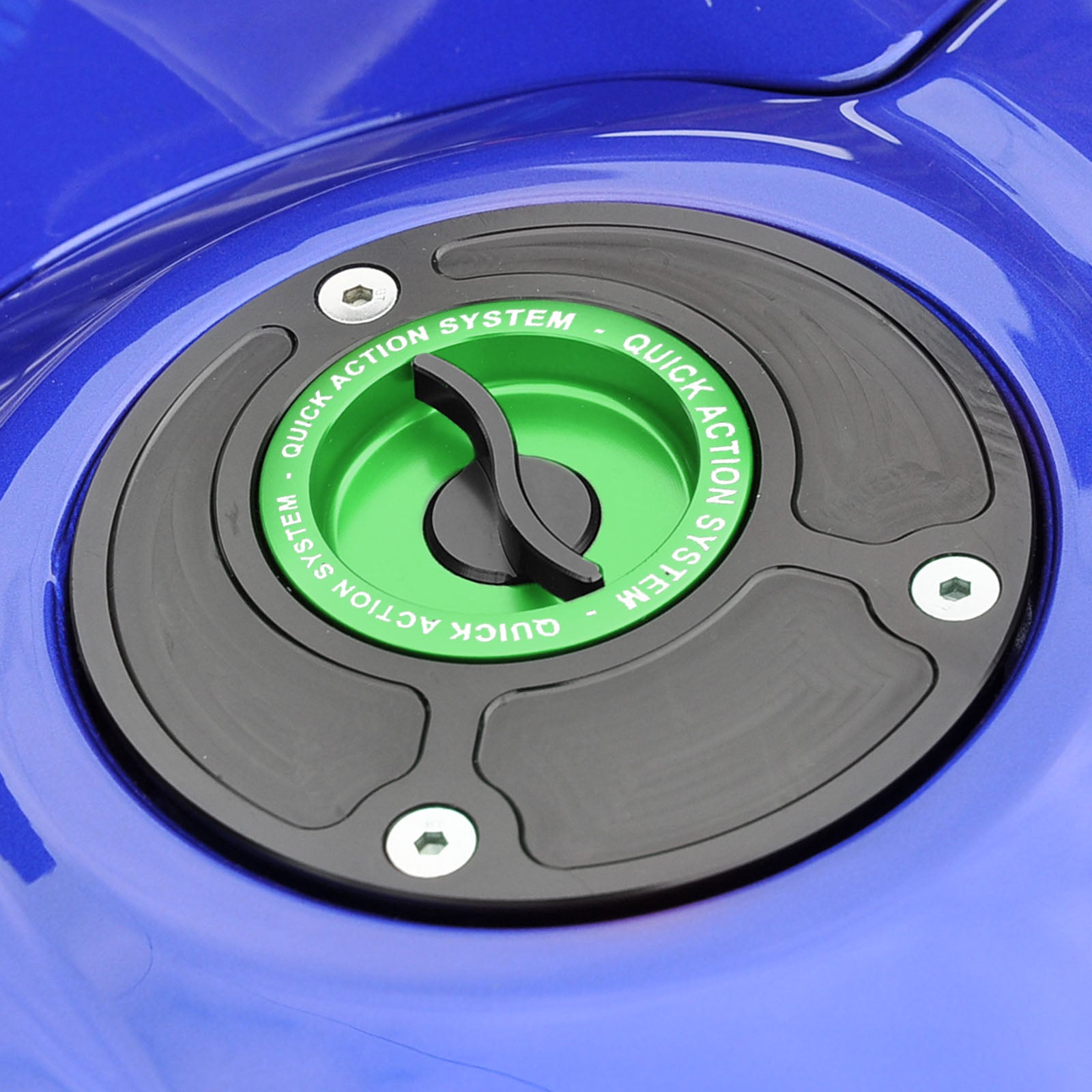 Fit Kawasaki ZZR1200 ZRX1200 Z750 Keyless Quick Lock Fuel Cap - MC Motoparts