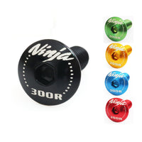Fit Kawasaki Ninja 300R Engraved Logo Windshield Bolts - MC Motoparts