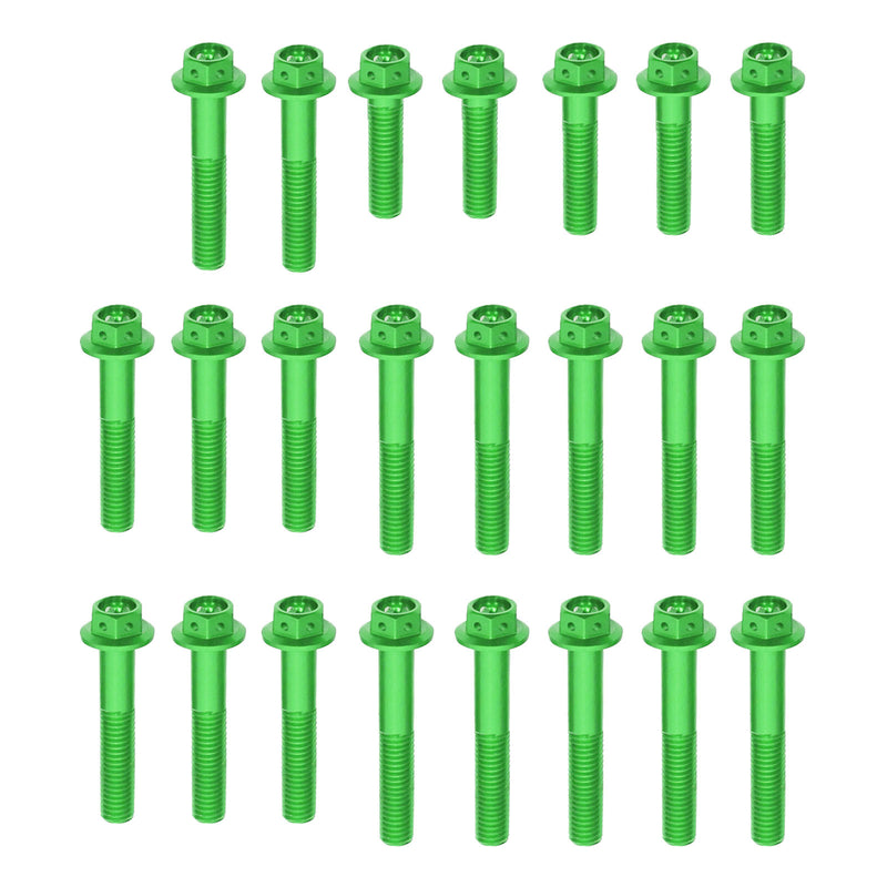 Fits Kawasaki Ninja 650 2012-2016 CNC Crankcase Cover Bolt Kit Set - MC Motoparts