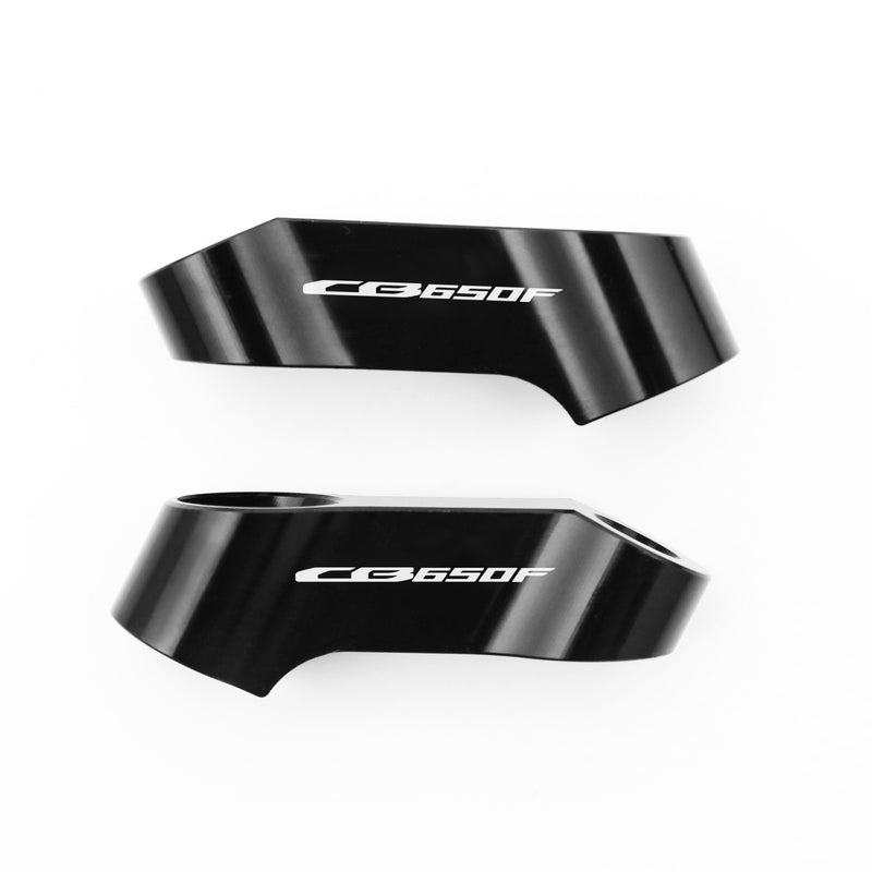 Fit Honda CB650F 2017-2019 Engraved Logo Mirror Extender Riser - MC Motoparts